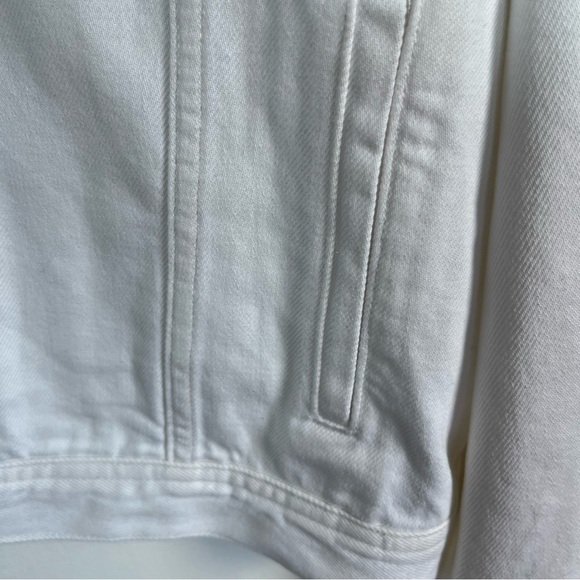 NWT J.Crew Size 2X LDenim blazer-jacket Women’s in white - Picture 9 of 15